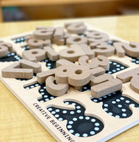 Thumbnail for NUMBER PUZZLE - CHALKBOARD BASE - NUMBER PUZZLE - CHALKBOARD BASE WITH TRACERS