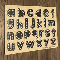 Thumbnail for LOWERCASE ALPHABET - CHALKBOARD BASE - LOWERCASE ALPHABET - CHALKBOARD BASE WITH TRACERS
