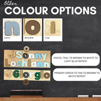 Thumbnail for CUSTOMIZED CHALKBOARD NAME PUZZLE- SEPARATE PIECES- SOUND IMAGES
