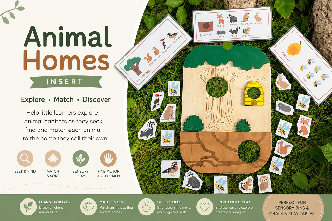 ⭐ EXPLORER SET — Chalk & Play Sensory Table + 2 Adventures