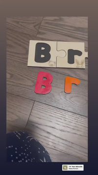 CUSTOMIZED CHALKBOARD NAME PUZZLE- SEPARATE PIECES- SOUND IMAGES