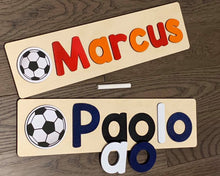 Load image into Gallery viewer, CUSTOMIZED CHALKBOARD NAME PUZZLE WITH IMAGE
