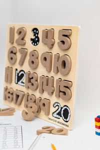Thumbnail for NUMBER PUZZLE - CHALKBOARD BASE - NUMBER PUZZLE - CHALKBOARD BASE WITH TRACERS