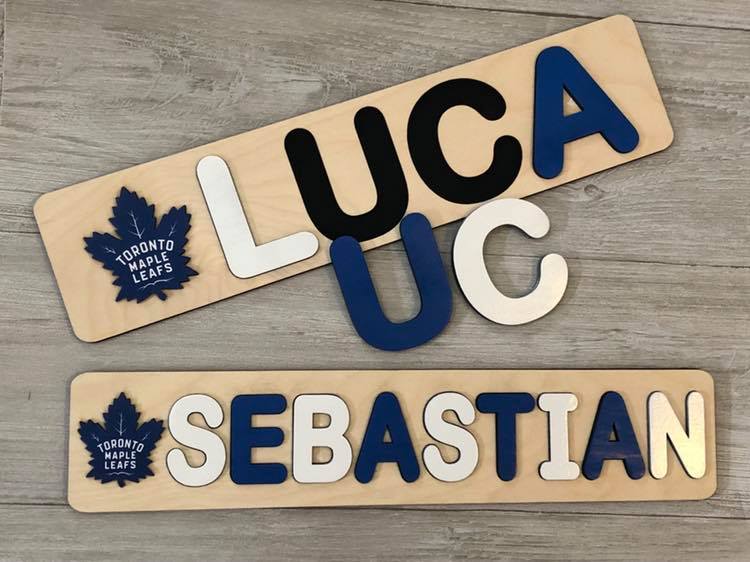 CUSTOMIZED CHALKBOARD - CUSTOMIZED CHALKBOARD NAME PUZZLE WITH IMAGE