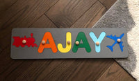 Thumbnail for CUSTOMIZED CHALKBOARD - CUSTOMIZED CHALKBOARD NAME PUZZLE WITH IMAGE COMBO