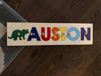 Thumbnail for CUSTOMIZED CHALKBOARD - CUSTOMIZED CHALKBOARD NAME PUZZLE WITH IMAGE COMBO