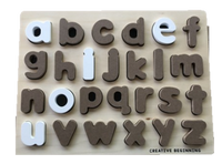 Thumbnail for LOWERCASE ALPHABET - CHALKBOARD BASE - LOWERCASE ALPHABET - CHALKBOARD BASE WITH TRACERS